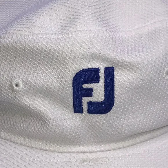 Golf TITLEIST Wide Brim Hat.White Blue.FJ PROV1.White with Blue Writing